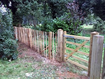 Five-bar gate in Tubney, Oxon